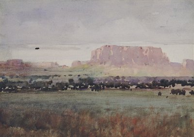 A fennsíkvidéken, Colorado államban alkotó: William Henry Holmes