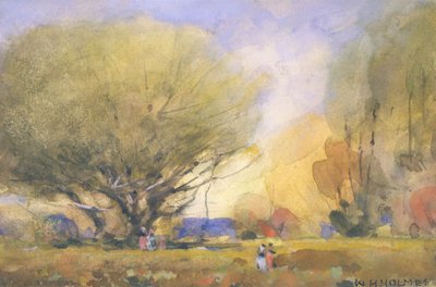 Nyári jelenet, kb. 1920. alkotó: William Henry Holmes