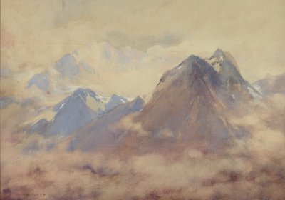 A Mindenható sajátja, a Magas-Andok benyomása, 1910. alkotó: William Henry Holmes