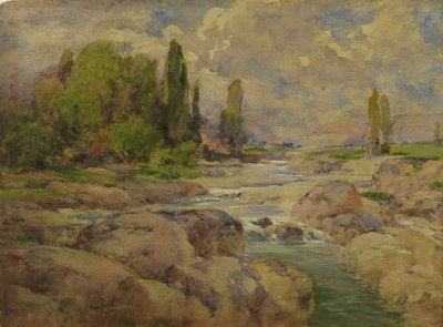 The Normal Rock Creek, 1910. alkotó: William Henry Holmes