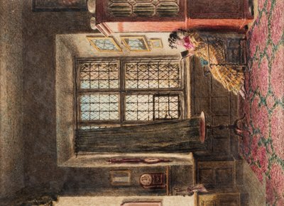 Egy belső tér (Hardwick Hall) alkotó: William Henry Hunt