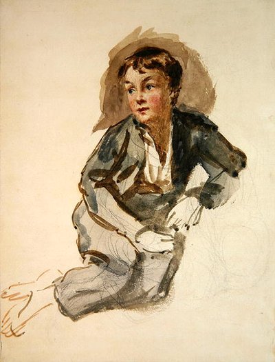 Egy sün (ceruza és akvarell papíron) alkotó: William Henry Hunt
