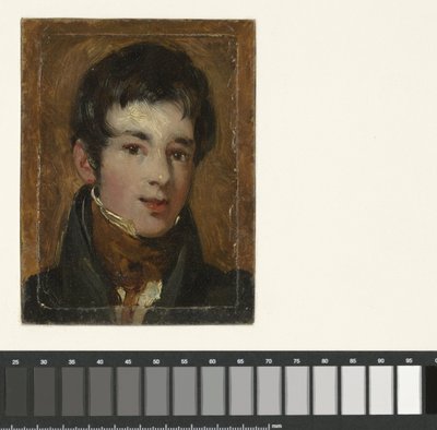 James Holland festő portréja alkotó: William Henry Hunt