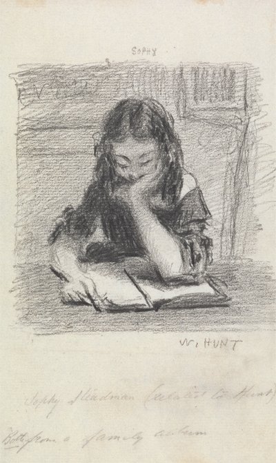Sophy Steadman olvasás alkotó: William Henry Hunt