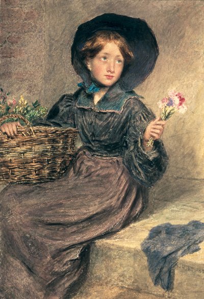 The Flower Girl alkotó: William Henry Hunt