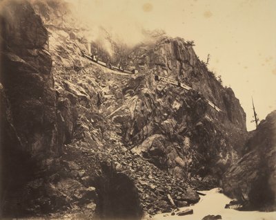 A Rio las Animas kanyonja, kb. 1882-1886. alkotó: William Henry Jackson