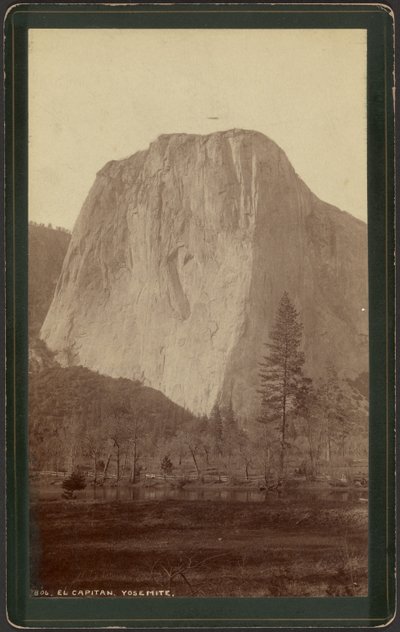 El Capitan, Yosemite alkotó: William Henry Jackson