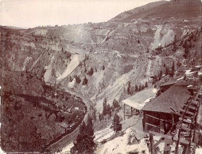 Gilman és Eagle River Canyon, 1880-90 körül alkotó: William Henry Jackson