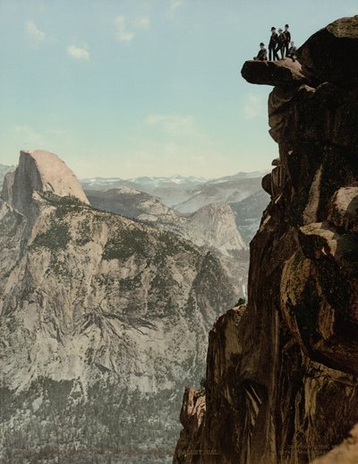 Glacier Point és South Dome, Yosemite Valley, Kalifornia,1898-ban megjelent (fotó) alkotó: William Henry Jackson