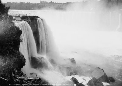 Horseshoe Falls from Goat Island, Niagara, 1880-97 körül alkotó: William Henry Jackson
