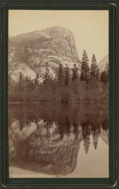 Mirror Lake. Yosemite. alkotó: William Henry Jackson
