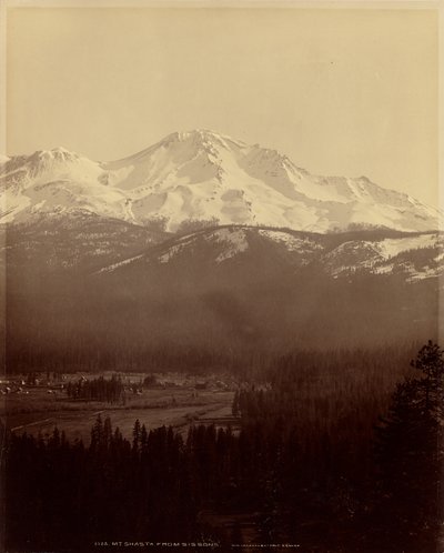 A Shasta-hegy Sissionsból nézve alkotó: William Henry Jackson