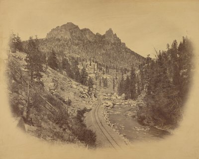 [Hegyi hágó vasúti sínekkel] alkotó: William Henry Jackson