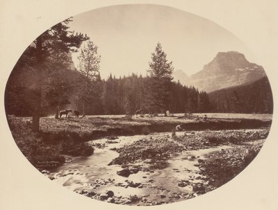 Palace Butte Park, Gallatin-hegység, Montana terület alkotó: William Henry Jackson