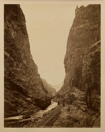 A Royal Gorge, az Arkansas-i Grand Canyon alkotó: William Henry Jackson