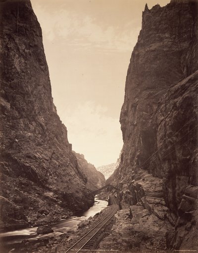 A Királyi szurdok, Grand Cañon of the Arkansas alkotó: William Henry Jackson