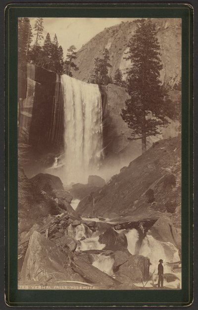 Vernal Falls. Yosemite. alkotó: William Henry Jackson