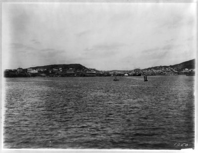 Vlagyivosztok - panorámás kilátás a kikötőből alkotó: William Henry Jackson