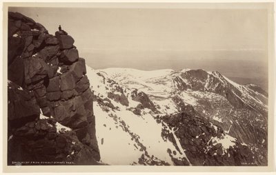 Nyugat felé a Pikes Peak csúcsáról alkotó: William Henry Jackson