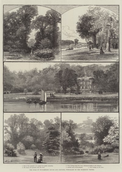 A Duke of Buccleuch House and Grounds, a Richmond Vestry megvásárolta alkotó: William Henry James Boot