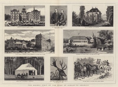 Albany hercegének legutóbbi németországi látogatása alkotó: William Henry James Boot
