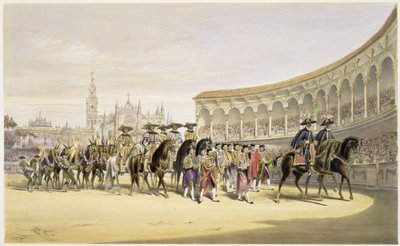 A Toreros bevonulása a körmenetben, 1865 alkotó: William Henry Lake Price
