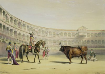Picador Kihívja a bikát, 1865 alkotó: William Henry Lake Price
