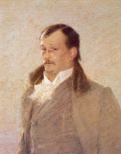 Georges Courteline portréja (olaj, vászon)0 (418481 részlete) alkotó: William Henry Lake Price