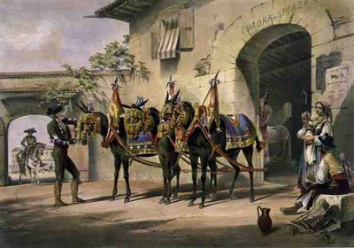 A Plaza de Toros öszvérei alkotó: William Henry Lake Price