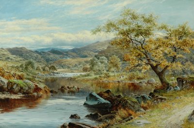 A Lledr-völgy, Capel Curig alkotó: William Henry Mander