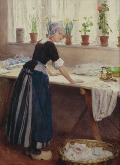 A mosoda, 1915 (wc papíron) alkotó: William Henry Margetson