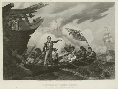 Erie-tói csata, 1813 alkotó: William Henry Powell