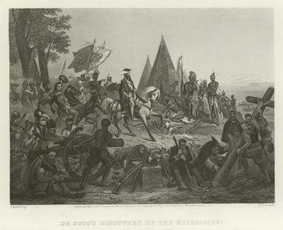 De Soto Mississippi felfedezése alkotó: William Henry Powell