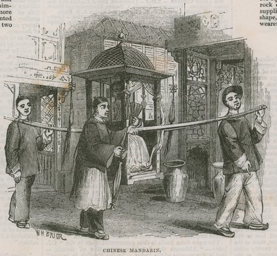 Egy kínai mandarin; Látogatás a kínai gyűjteményben alkotó: William Henry Prior