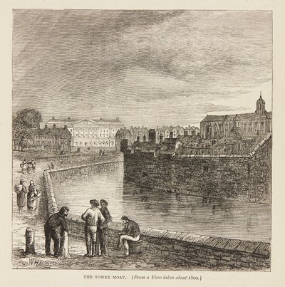 A várárok 1800 körül alkotó: William Henry Prior