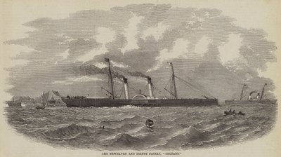 Newhaven és Dieppe Packet, Orleans alkotó: William Henry Prior