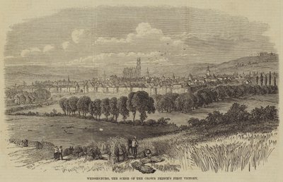 Weissenburg, a koronahercegek első győzelmének színhelye alkotó: William Henry Prior