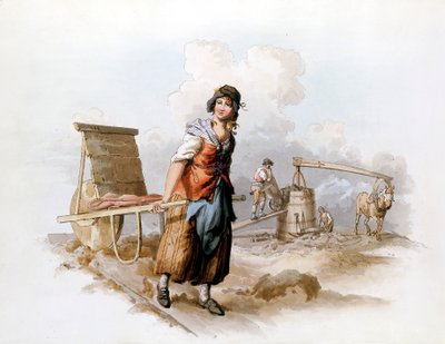 Brickfield, 1808 alkotó: William Henry Pyne