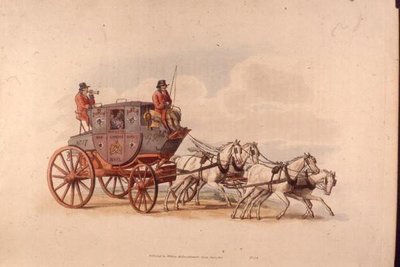 A Londonból Worcesterbe tartó királyi postakocsi a 
