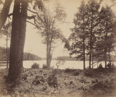 Ganoga-tó, 1895 körül (fotó) alkotó: William Herman Rau