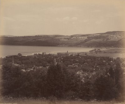 Seneca Lake és Watkins,c. 1895 (fénykép) alkotó: William Herman Rau