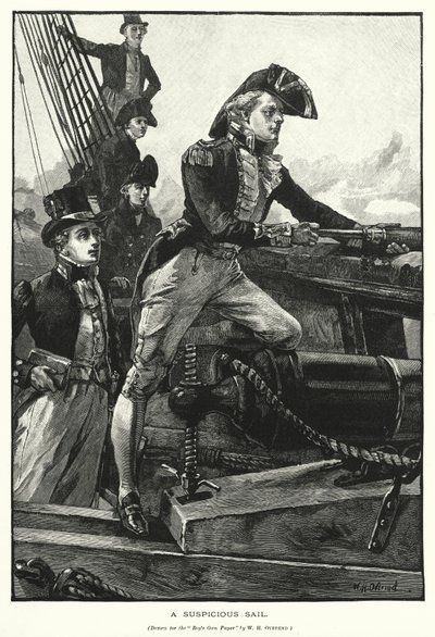 Egy gyanús vitorla (metszet) alkotó: William Heysham (after) Overend