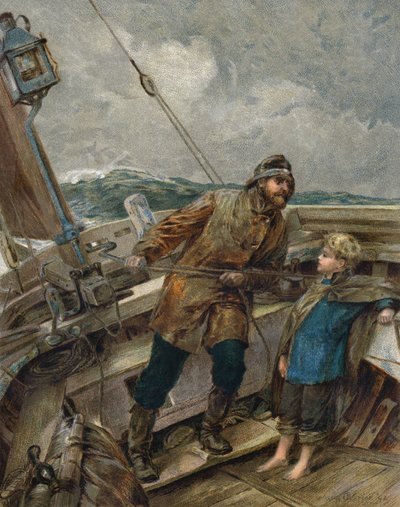 Apám a kormánynál (színes litó) alkotó: William Heysham (after) Overend