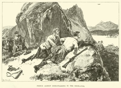 Albert herceg szarvasvadászat a Felvidéken (metszet) alkotó: William Heysham (after) Overend