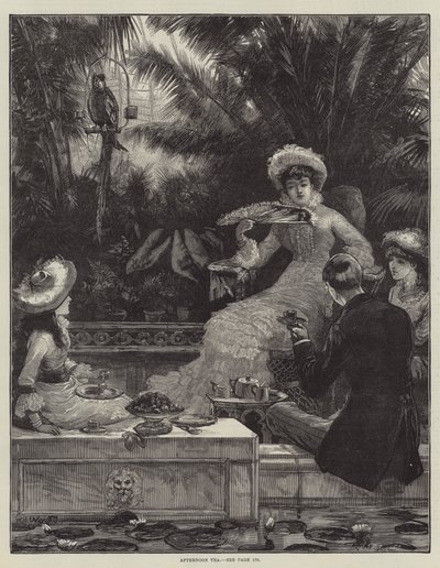 Délutáni tea alkotó: William Heysham Overend