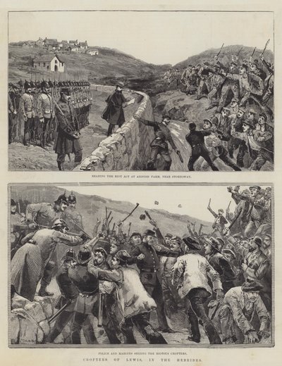 Lewis Crofterei, a Hebridákon alkotó: William Heysham Overend