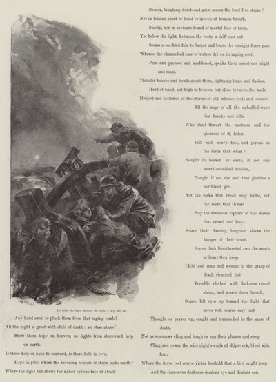 Grace Darling, A. C. Swinburne alkotó: William Heysham Overend