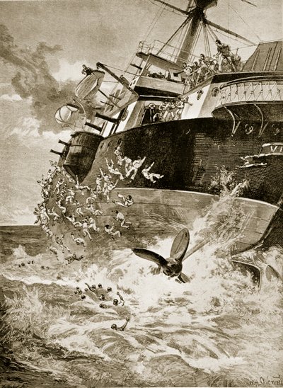 A HMS Victoria felborulása, 1893. június 22 alkotó: William Heysham Overend