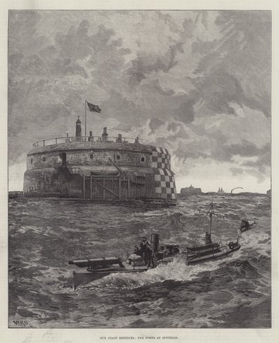Partvédelmi rendszerünk, a Spithead-i erődök alkotó: William Heysham Overend