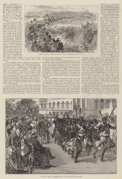 Királyi látogatás Indiában alkotó: William Heysham Overend